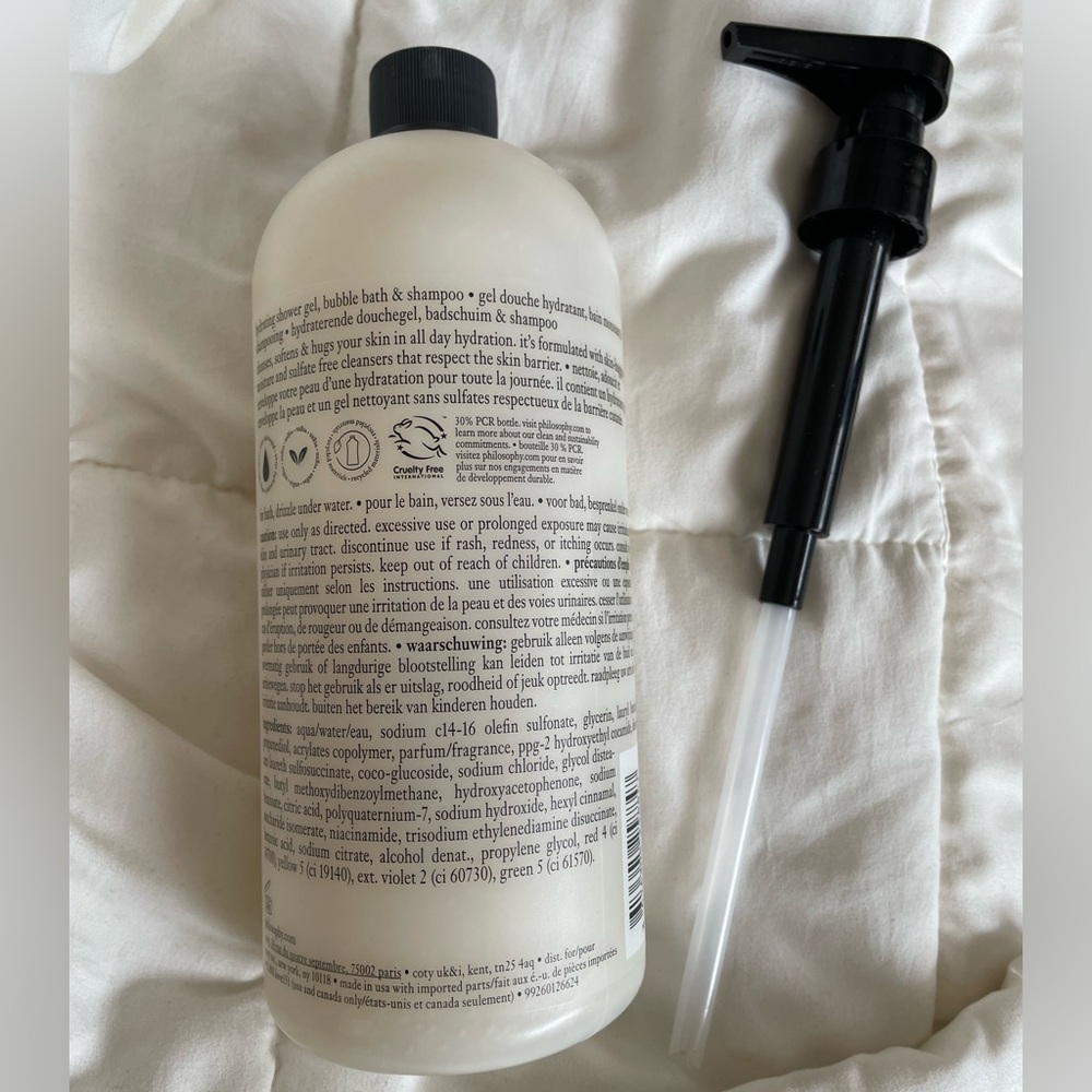 Philosophy Vanilla Coconut shower gel 32 ounce - Picture 2 of 3
